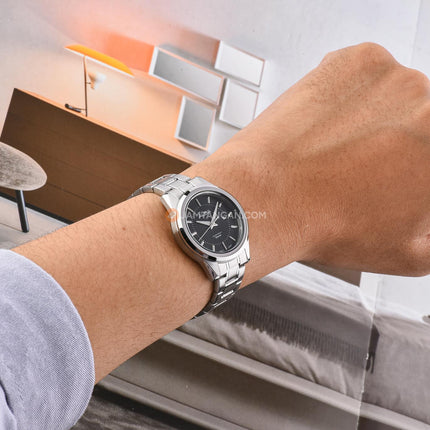 Alba AH7EP9X1 Ladies Black Dial Stainless Steel Strap