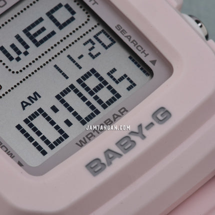 Casio Baby-G + Plus BGD-10L-4DR Ladies Digital Dial Light Pink Resin Band
