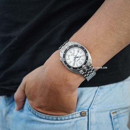 Seiko Prospex SPB313J1 Heritage Re-Interpretation Slim Willard White Dial Stainless Steel Strap