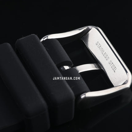 Alba Mechanical AL4641X1 Automatic Men Grey Gradient Dial Black Rubber Strap