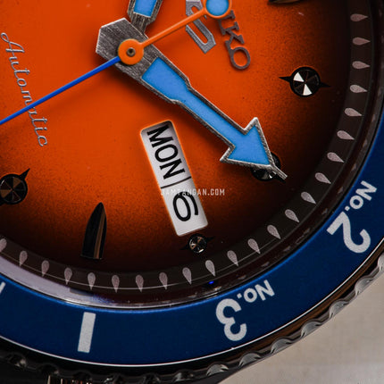 Seiko 5 Sports X Jojo Bizarre Adventure SBSA031 Guido Mista Leather Strap Limited Edition (JDM)