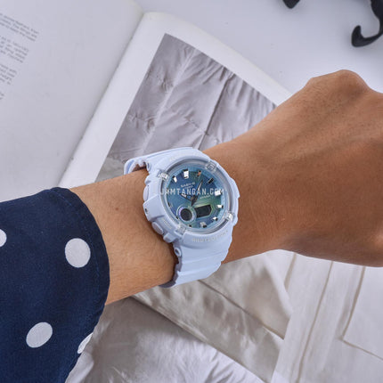 Casio Baby-G BGA-280TD-2ADR Tie Dye Digital Analog Dial Ice Blue Resin Band