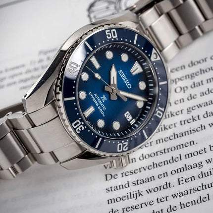 Seiko Prospex SPB321J1 King Sumo Automatic Divers 200M Blue Dial Stainless Steel Strap