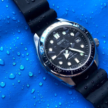 Seiko Prospex SPB079J1 The 1968 Automatic Divers Modern Re-interpretation Black Dial Rubber Strap