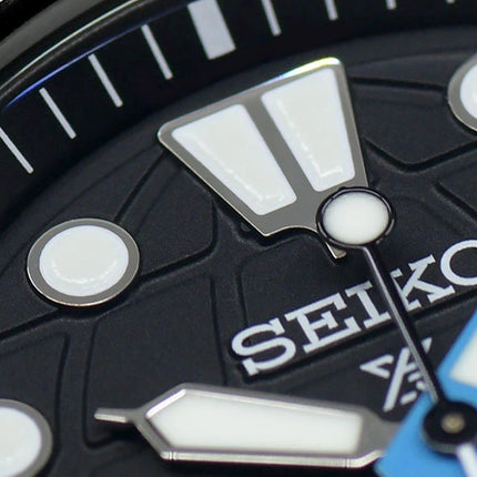 Seiko Prospex SRPG19K1 King Turtle PADI Edition Automatic Divers 200M Black Dial Stainless Steel