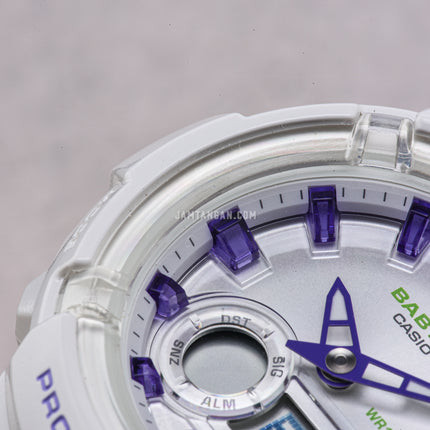Casio Baby-G BGA-280DN-7ADR Dance Floor Digital Analog Dial White Resin Band