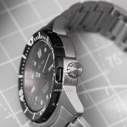 Alba AL4417X1 Automatic Men Red Dial Stainless Steel Strap