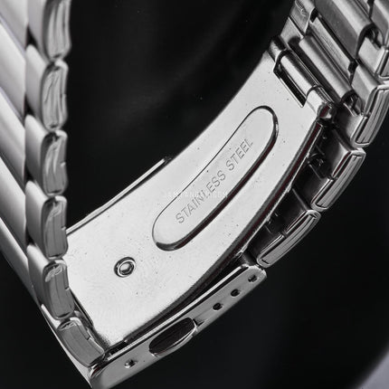 Alba Active AT3K31X1 Men Chronograph Black Dial Stainless Steel Strap