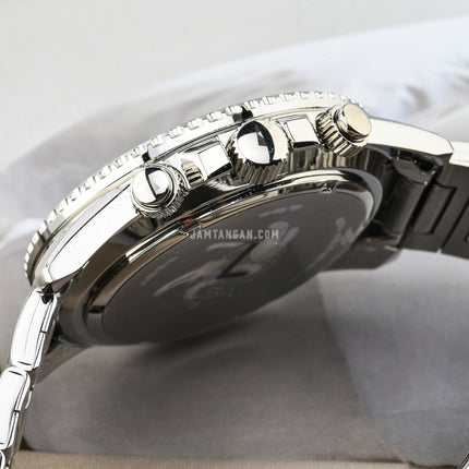 Alba Active AT3J37X1 Men Chronograph Black Dial Stainless Steel Strap