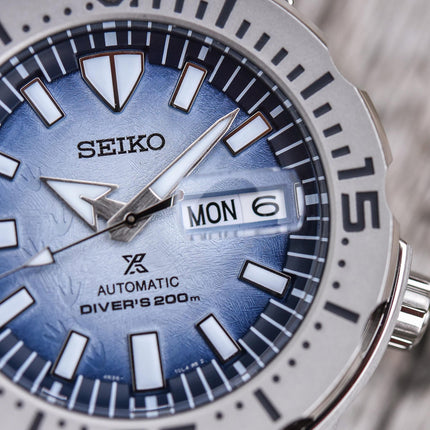 Seiko Prospex SRPG57K1 Save The Ocean Penguin Monster Automatic St. Steel Strap Special Edition