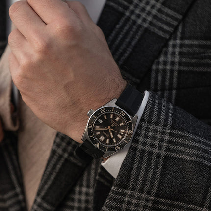 Seiko Prospex SPB147J1 Automatic 1965 Heritage Diver Watch Brown Dial Black Rubber Strap