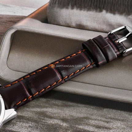 Alba AH7EQ1X1 Ladies Green Dial Brown Leather Strap