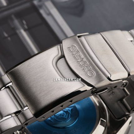 Seiko Prospex SRPJ35K1 Tropical Lagoon Special Edition Turtle Black Dial Stainless Steel Strap