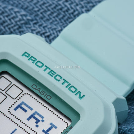 Casio Baby-G BGD-10-3DR Ladies Digital Dial Light Green Resin Band
