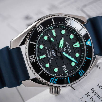 Seiko Prospex SPB325J1 King Sumo Automatic Divers Black Dial Silicone Strap PADI Special Edition