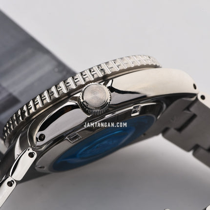 Seiko Prospex SRPJ35K1 Tropical Lagoon Special Edition Turtle Black Dial Stainless Steel Strap