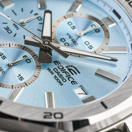Casio Edifice EFV-640D-2BVUDF Chronograph Men Blue Dial Stainless Steel Band