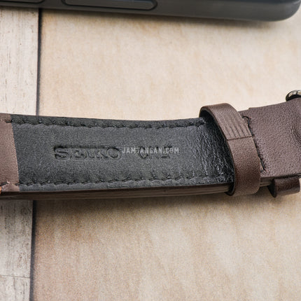 Seiko Prospex SSC739P1 Sea Chronograph Solar 200M Water Resistance Green Dial Brown Leather Strap