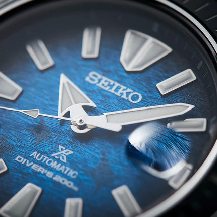 Seiko Prospex SRPE33K1 King Samurai Manta Ray Save The Ocean Stainless Steel Special Edition