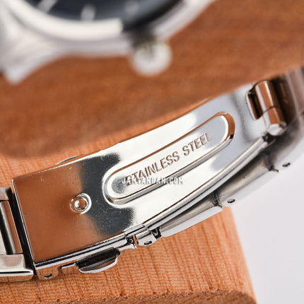 Alba Prestige AH7L75X1 Ladies Black Dial Stainless Steel Strap