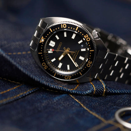 Seiko Prospex SPB315J1 Heritage Re-Interpretation Slim Willard Black Dial Stainless Steel Strap