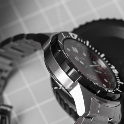 Alba AL4417X1 Automatic Men Red Dial Stainless Steel Strap