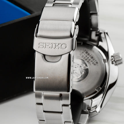 Seiko Prospex SPB181J1 PADI Sumo Pepsi Automatic Black Dial Stainless Steel Strap