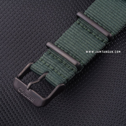 Seiko 5 Sports SRPD77K1 5KX Avocado SKX Sports Style Automatic Green Dial Green Nylon Strap