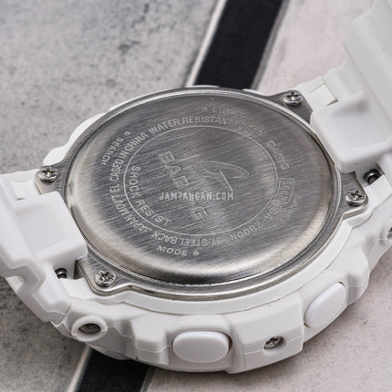 Casio Baby-G BGA-280DN-7ADR Dance Floor Digital Analog Dial White Resin Band