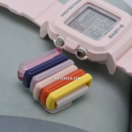 Casio Baby-G + Plus BGD-10L-4DR Ladies Digital Dial Light Pink Resin Band