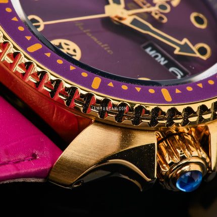 Seiko 5 Sports X Jojo Bizarre Adventure SBSA036 Giorno Giovanna Leather Strap Limited Edition (JDM)