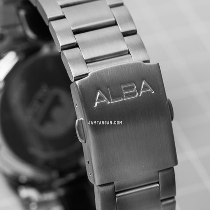 Alba AL4415X1 Automatic Men Blue Dial Stainless Steel Strap