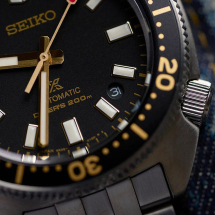Seiko Prospex SPB315J1 Heritage Re-Interpretation Slim Willard Black Dial Stainless Steel Strap