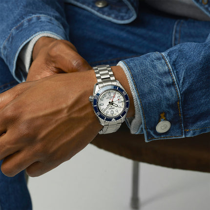 Seiko Prospex SPB519J1 1968 Heritage Diver’s GMT 60th Anniversary Silvery White Dial St Steel Strap