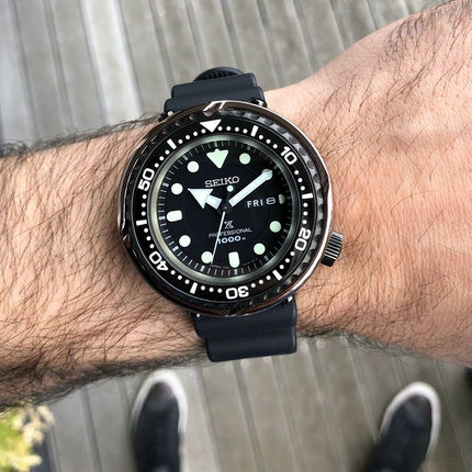 Seiko Prospex S23627J1 Tuna Sea Baselworld 2018 Black Dial Black Rubber Strap Limited Edition