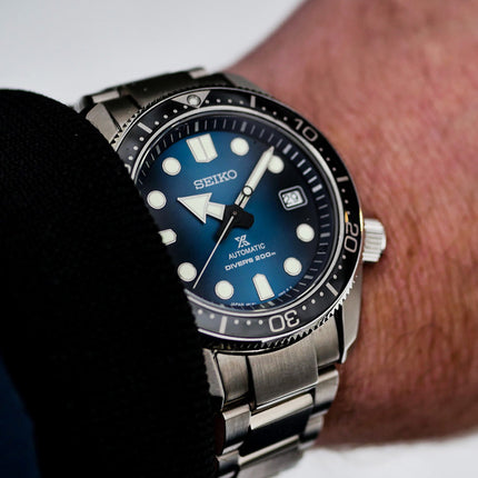 Seiko Prospex SPB083J1 Great Blue Hole 1968 Blue Dial St. Steel Strap SPECIAL EDITION + Extra Strap