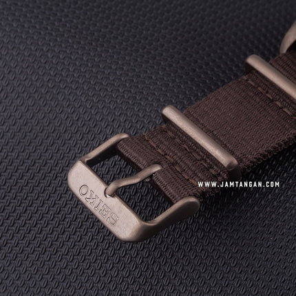 Seiko 5 Sports SRPD85K1 5KX Chocolate SKX Sports Style Automatic Brown Dial Brown Nylon Strap