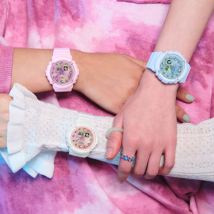 Casio Baby-G BGA-280TD-4ADR Tie Dye Digital Analog Dial Pink Resin Band