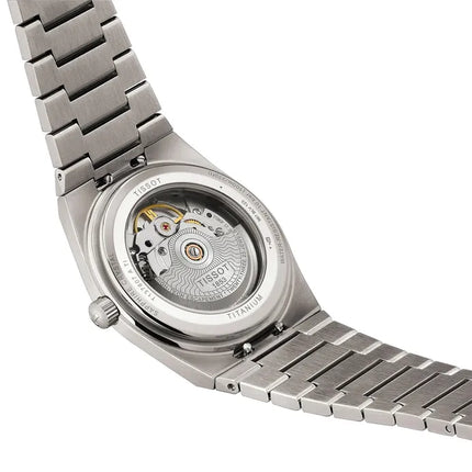 Tissot PRX 38mm T-Classic T137.807.44.061.00 Men Anthracite Dial Grey Titanium Strap