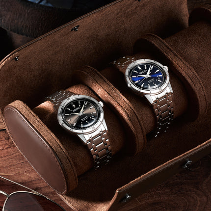Seiko Presage SRPL07J1 Style60s Elegant Yet Rugged Dark Blue Dial Stainless Steel Strap