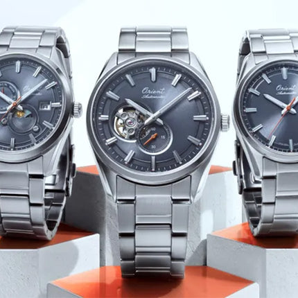 Orient Contemporary RA-AC0R04N 75th Anniversary Stretto Date Metal Strap Limited Edition