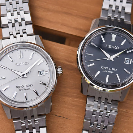 Seiko King Seiko SJE091J1 Automatic KSK Black Dial Stainless Steel Strap