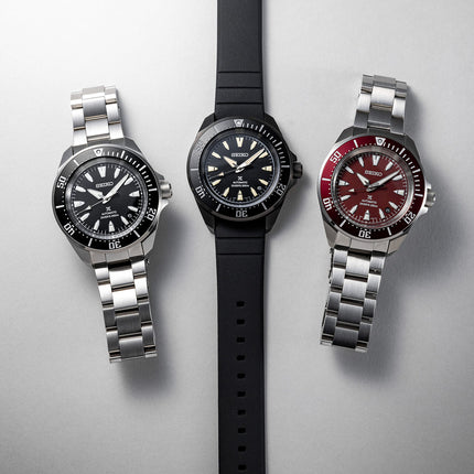 Seiko Prospex SRPL15K1 Diver Samurai Shog-Urai Black Dial Black Silicone Strap