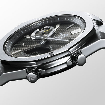 Casio Edifice ECB-S10D-8ADF Smartphone Link Model Grey Digital Analog Dial Stainless Steel Band