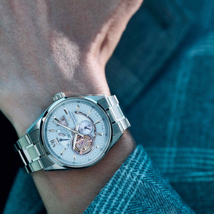 Orient Star Contemporary RK-AV0127L Moving Blue Sky Blue Dial St. Steel Strap Limited Edition (JDM)
