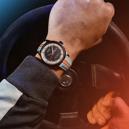 Mido Multifort M038.431.36.051.00 Chronometer Black Dial Dual Tone Leather Strap + Extra Strap