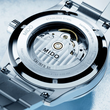 MIDO Multifort M M038.430.11.041.00 Automatic Blue Gradient Dial Stainless Steel Strap