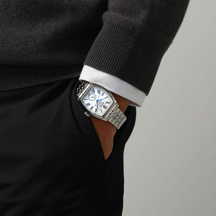 Seiko Presage SPB537J1 Classic Craftmanship Tonneau Enamel Dial Stainless Steel Strap