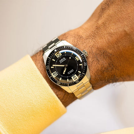 Oris Divers 01-733-7772-4034-Set Sixty-Five 60th Anniversary Edition Stainless Steel Strap