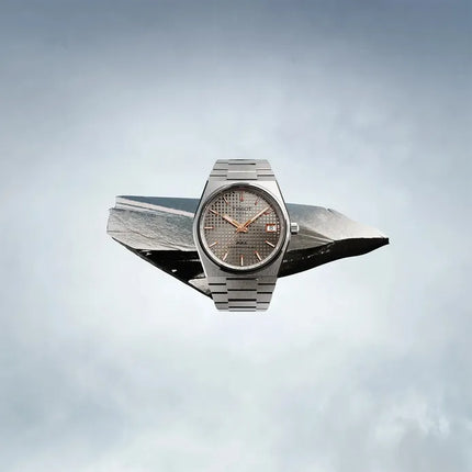 Tissot PRX 38mm T-Classic T137.807.44.061.00 Men Anthracite Dial Grey Titanium Strap